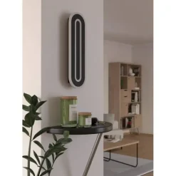 EGLO Macchioni Wandlamp - LED - Kunststof - Zwart/Wit