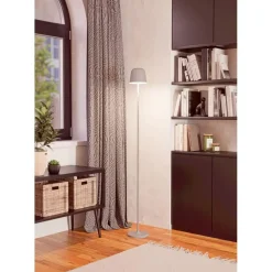 EGLO Mannera-L Staande lamp - USB-C - H 140 cm - Grijs