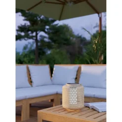 EGLO Marliano Solar Tafellamp - 24 cm - Bruin/Zwart/Wit