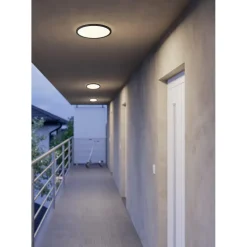 EGLO Minerario Plafonnière - LED - Kunststof - Zwart/Wit