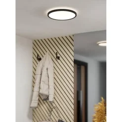 EGLO Minerario Plafonnière - LED - Kunststof - Zwart/Wit