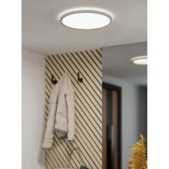 EGLO Minerario Plafonnière - LED - Kunststof - Zwart/Wit