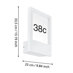 EGLO Monteros Wandlamp - E27 - Aluminium/Kunststof/Glas - Wit