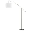 EGLO Nadina Vloerlamp - E27 - 195 cm - Grijs/Wit