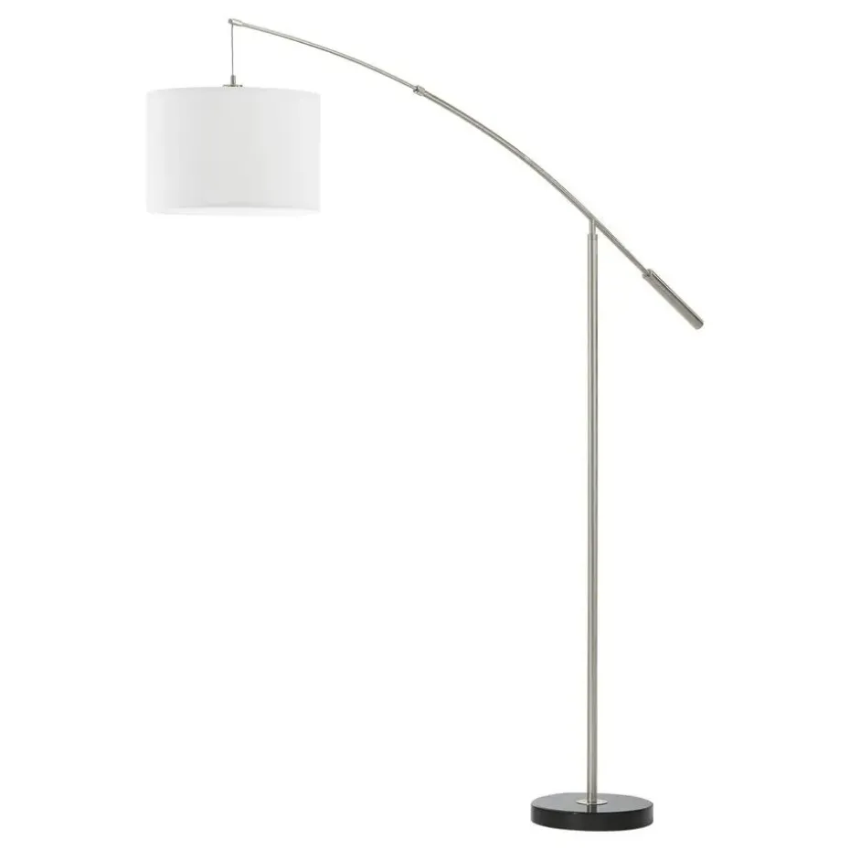 EGLO Nadina Vloerlamp - E27 - 195 cm - Grijs/Wit