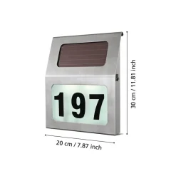 EGLO Orimini wandlamp - zonne-energie - LED - Huisnummer