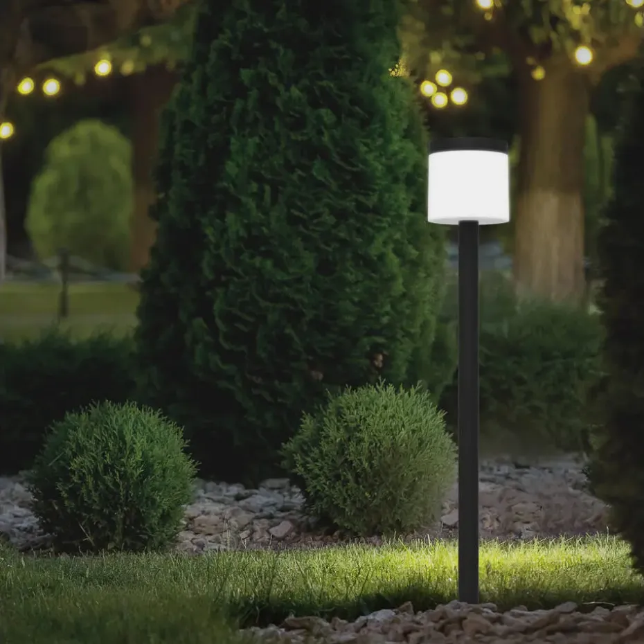 EGLO Pantete Solar Priklamp - LED - 115 cm - Zwart/Wit