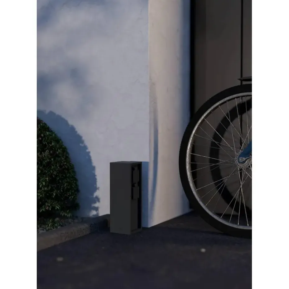 EGLO Park5 Stopcontact Zuil Buiten - 30 cm - Antraciet