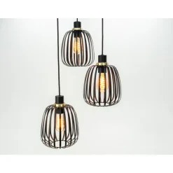 EGLO Pocicas Hanglamp - E27 - Ø 35 cm - Zwart/Goud