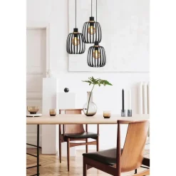 EGLO Pocicas Hanglamp - E27 - Ø 35 cm - Zwart/Goud