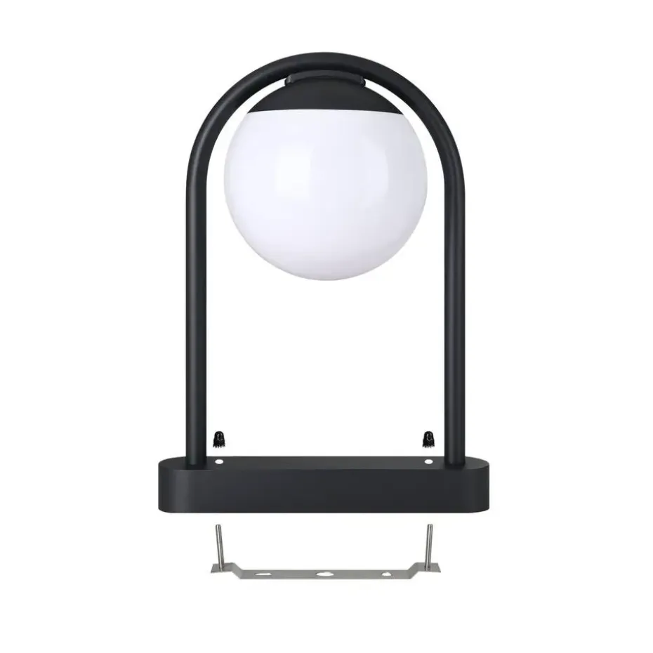 EGLO Prata Vecchia Sokkellamp - E27 - Ø 18 cm - Zwart