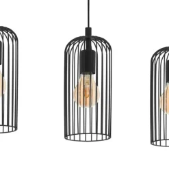 EGLO Roccamena 1 Hanglamp - E27 - 73 cm - Zwart