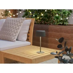 EGLO Roccanova Tafellamp - Solar - 30 cm - Groen - Oplaadbaar