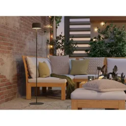 EGLO Roccanova-L Vloerlamp - Solar - 120 cm - Groen - Oplaadbaar