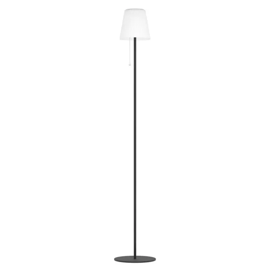 EGLO Scordiano-L Vloerlamp - Solar - 120 cm - Zwart