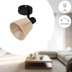 EGLO Seagard Spot - E14 - 11.5 cm - Crème - Kantelbaar