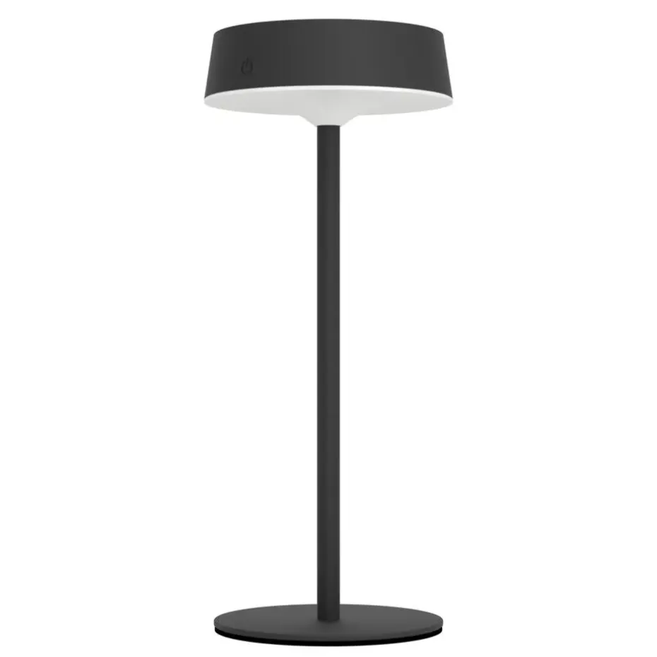 EGLO Simeri Tafellamp Buiten - Solar - 31 cm - Zwart - Oplaadbaar