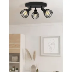 EGLO Sonnino Spot - E14 - Ø 25 cm - Zwart