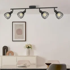 EGLO Sonnino Spot - E14 - 78 cm - Zwart