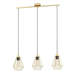 EGLO Tarbes Hanglamp - E27 - 79,5 cm - Goud