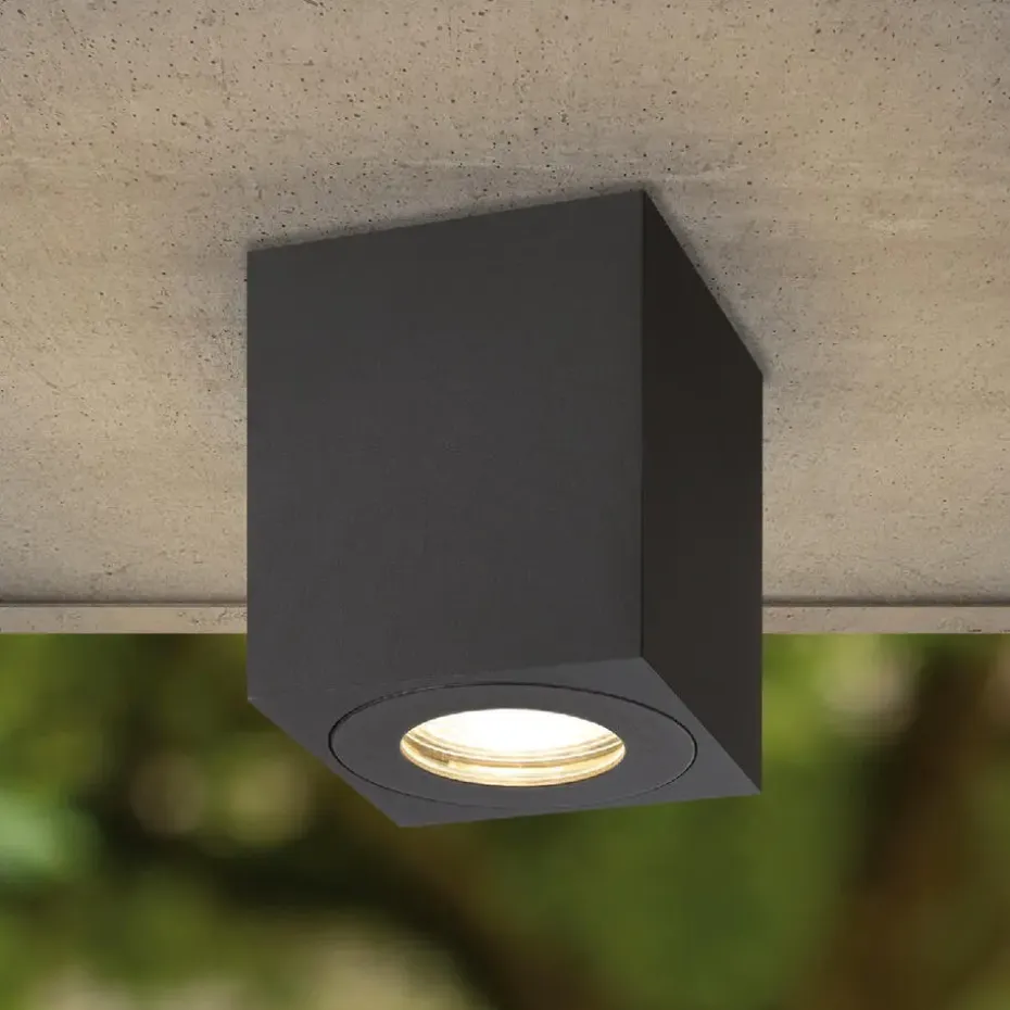 EGLO Torrecola Plafondlamp - GU10 - 9,5 cm - Zwart