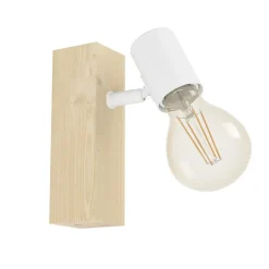 EGLO Townshend 3 Spot - 1 lichts - E27 - Bruin/Wit