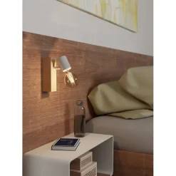 EGLO Townshend 3 Spot - 1 lichts - E27 - Bruin/Wit