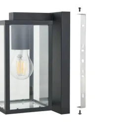 EGLOBudroneWandlampBuiten-E27-27cm-Zwart