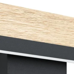 EGLOCamachoWandlamp-LED-44cm-Zwart/Bruin