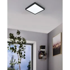 EGLOconnect.zFueva-ZSmartOpbouwlamp-28,5cm-Zwart -Dimbaar