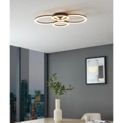 EGLOconnect.zParrapos-ZSmartPlafondlamp-61,5cm-Zwart/Wit