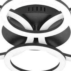 EGLOconnect.zParrapos-ZSmartPlafondlamp-61,5cm-Zwart/Wit