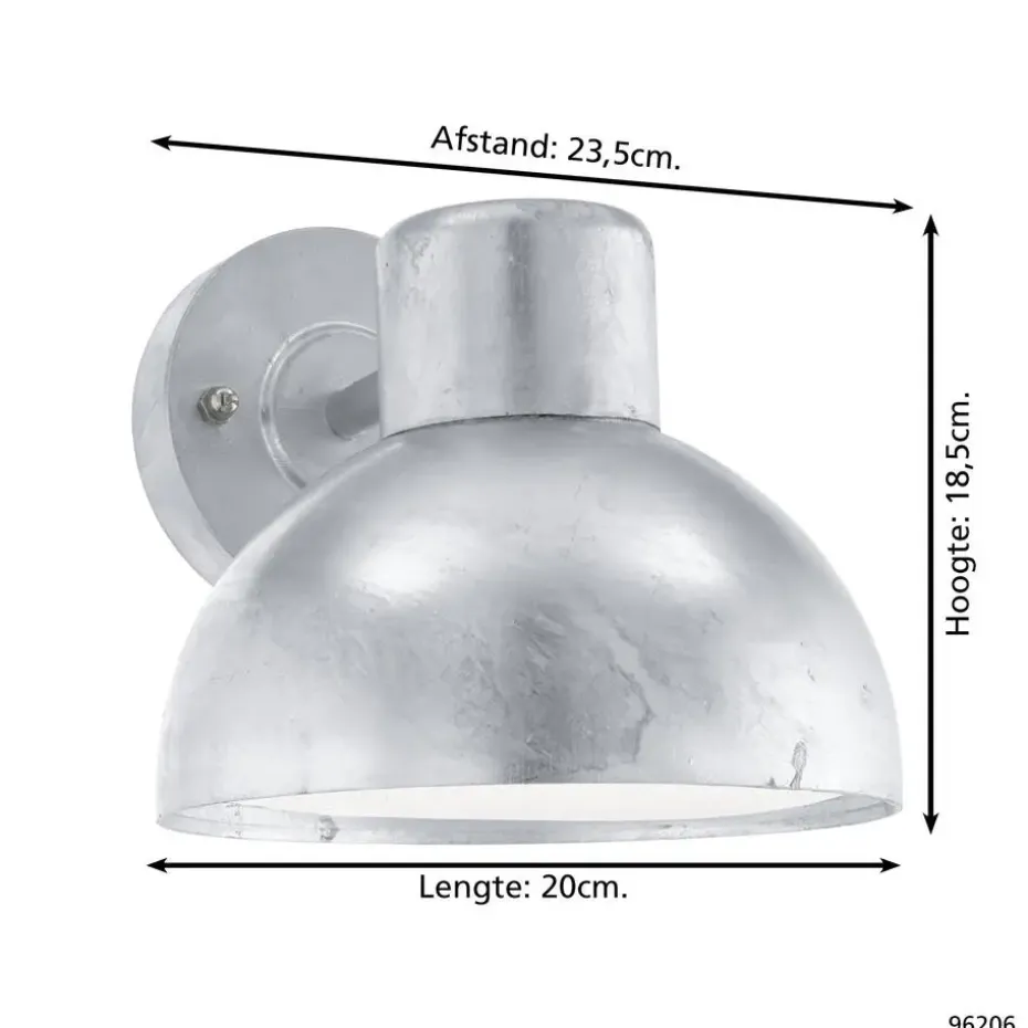 EGLOEntrimo-Buitenverlichting-IP44-Wandlamp-1Lichts-Wit