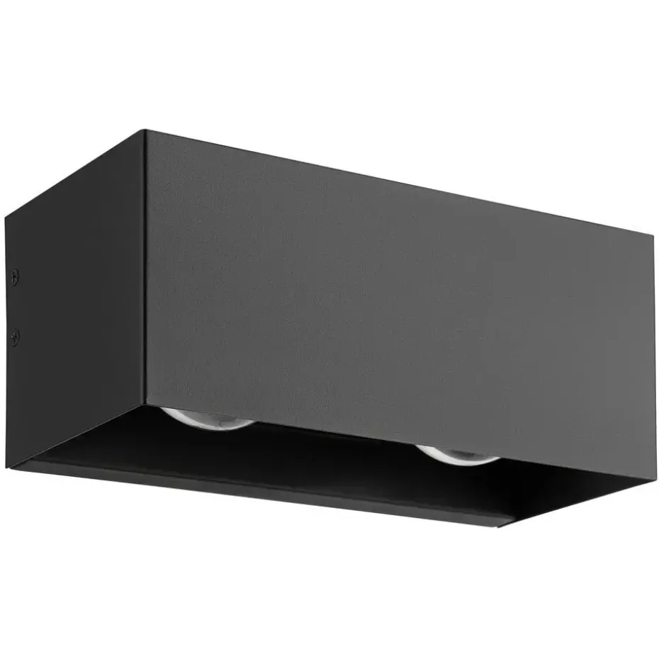 EGLOLesmoWandlampBuiten-LED-24cm-Zwart