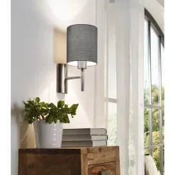 EGLOPasteri-Wandlamp-1Lichts-Nikkel-Mat-Grijs