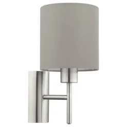 EGLOPasteri-Wandlamp-1Lichts-Nikkel-Mat-Taupe