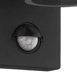 EGLORiga5WandlampBuiten-Sensor-GU10-16,5cm-Sensor-Zwart