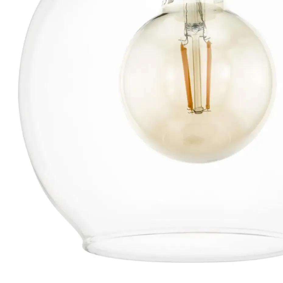 EGLORodingWandlamp-E27-35cm-Zwart/Bruin