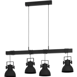 EGLOShirebrookHanglamp-E27-100cm-Zwart