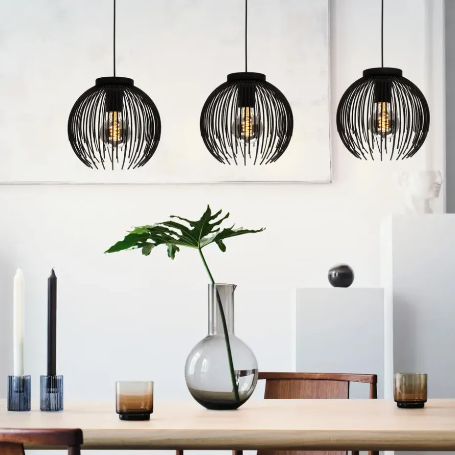 EGLOVenezuela-AHanglamp-E27-93,5cm-Zwart