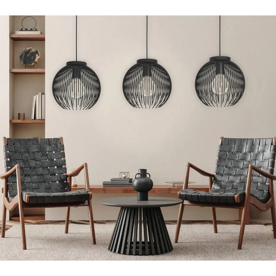 EGLOVenezuela-AHanglamp-E27-93,5cm-Zwart