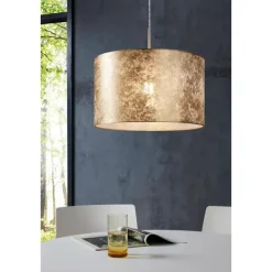 EGLOViserbellaHanglamp-E27-Ø38cm-Champagne/Goud