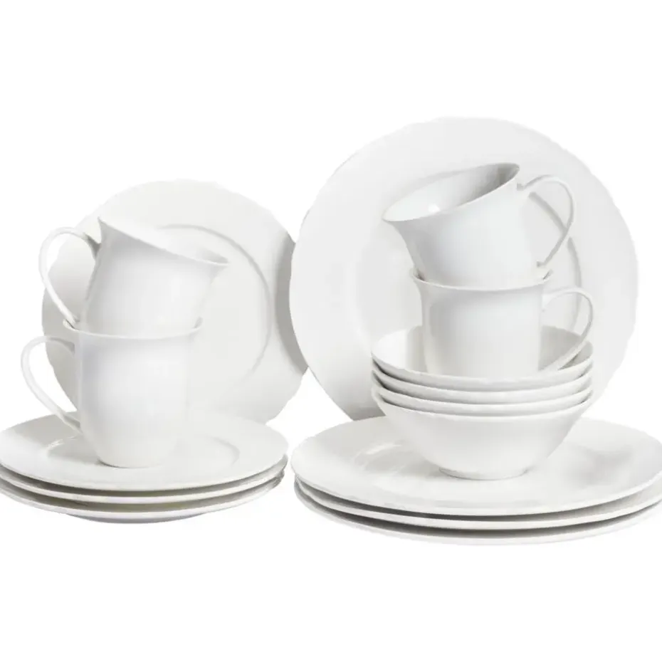 ELDERBERRY - Servies set van 16 - Wit - Porselein