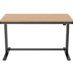 Elektrisch verstelbaar bureau / thuiswerkplek - 140x70 cm - Whitewash eiken - Z