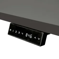 Elektrisch verstelbaar bureau - 180x80 cm - Dual motor - Zwart / Antraciet