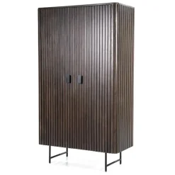 Eleonora Eleonora wandkast Remi 2-drs. bruin - 45x96x58 cm