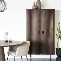 Eleonora Eleonora wandkast Remi 2-drs. bruin - 45x96x58 cm