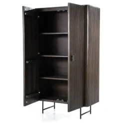 Eleonora Eleonora wandkast Remi 2-drs. bruin - 45x96x58 cm