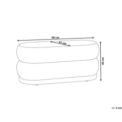 ELLENDALE - Bankje - Marineblauw - Fluweel