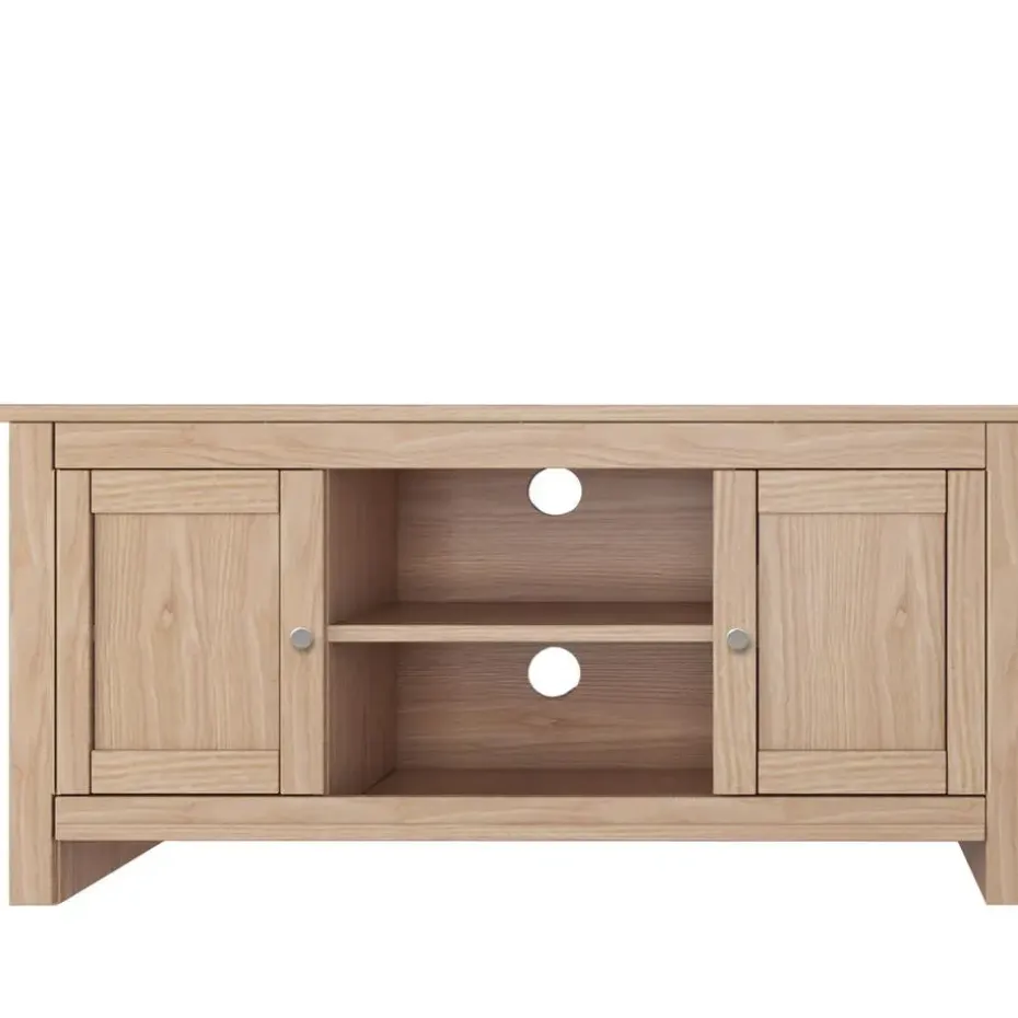 Emerald - TV-meubel met 2 eiken spaanplaatdeuren